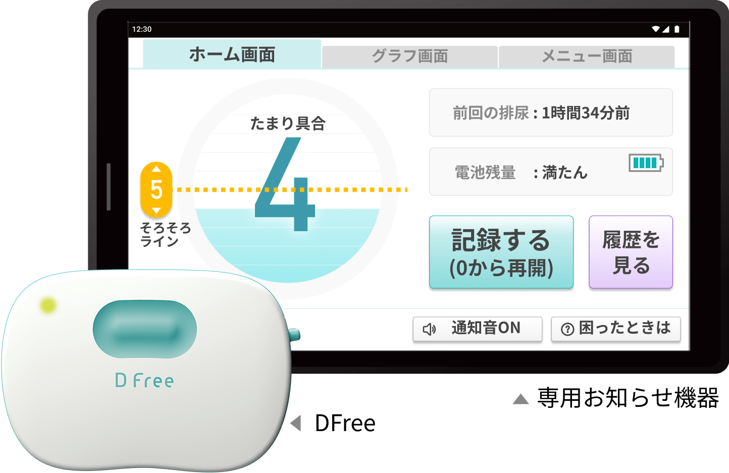 その他 DFree Personal おねしょ対策に！】DFree Personal 排泄予測デバイス